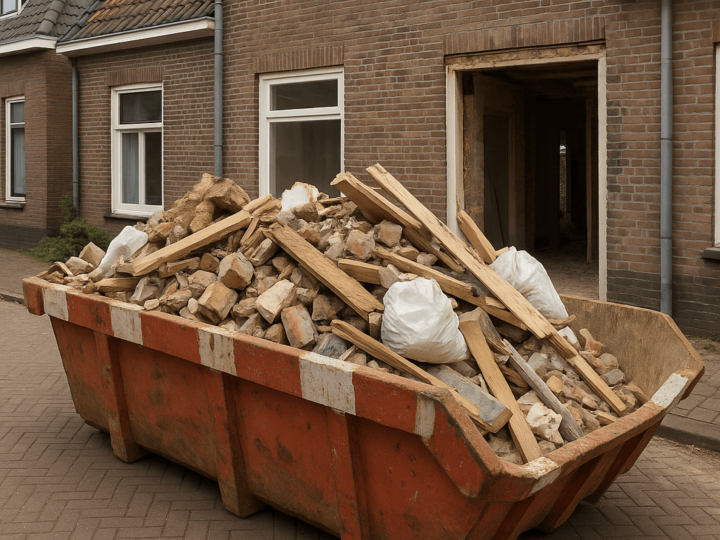 bouwafval container